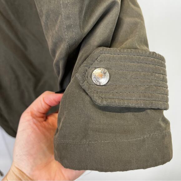 Lauren Ralph Lauren Faux Sherpa Hooded jacket green - M - Picture 10 of 12